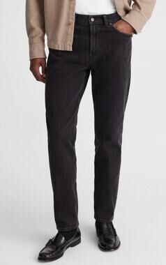 Madewell | NWT Men's Relaxed Taper Jeans Black Denim Hanlock Wash | Sz 28x30
